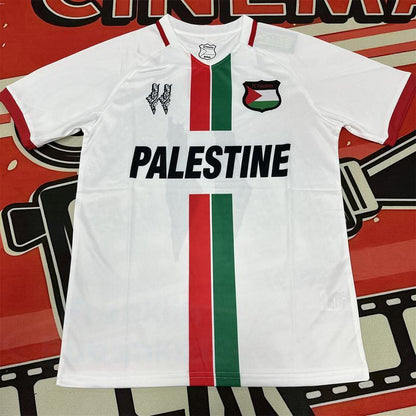 2024 Palestine Home and Away Blockcore White Breathable Comfort Soccer Jersey