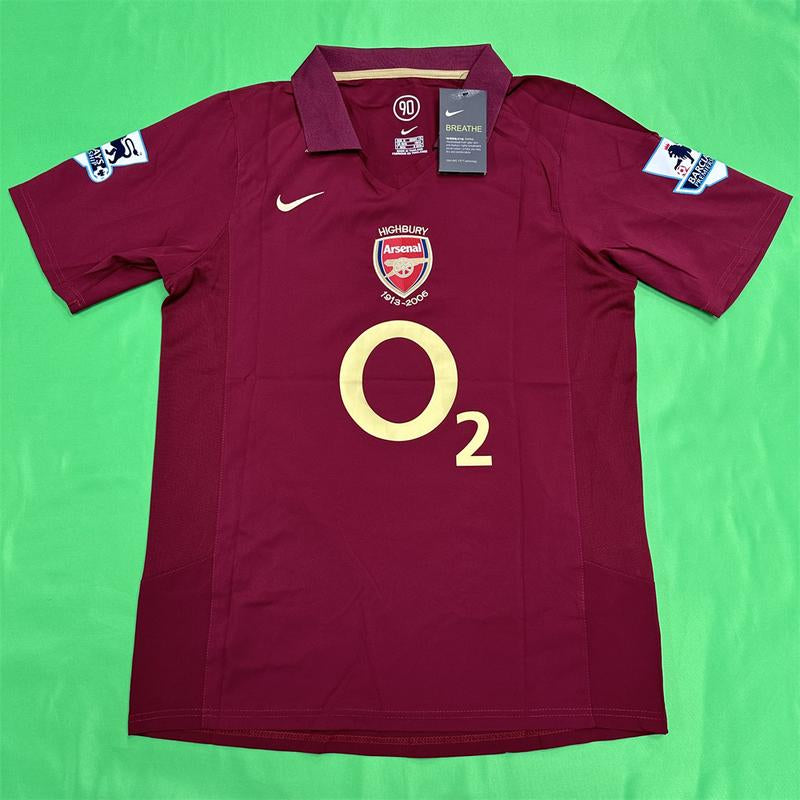 Camiseta Retro Arsenal Roja – Henry #14,