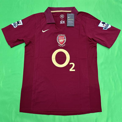 Camiseta Retro Arsenal Roja – Henry #14,