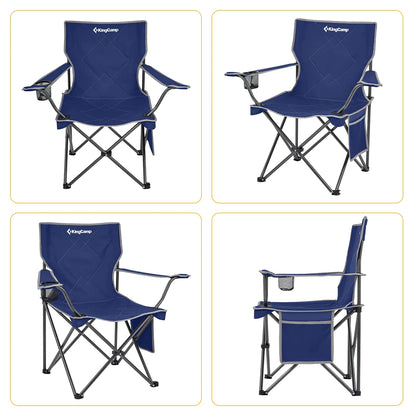 Lightweight Camping Chairs Clearance Folding Portable Lawn Chairs for Adults Outdoor Support 220Lbs Cyan