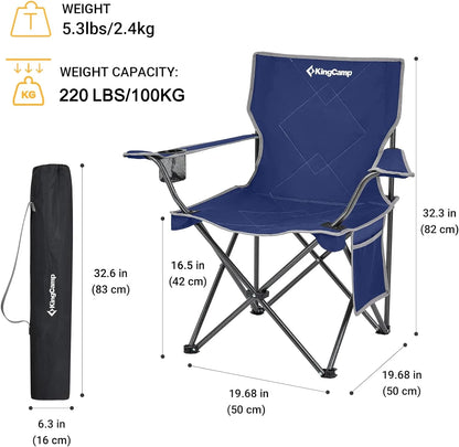 Lightweight Camping Chairs Clearance Folding Portable Lawn Chairs for Adults Outdoor Support 220Lbs Cyan