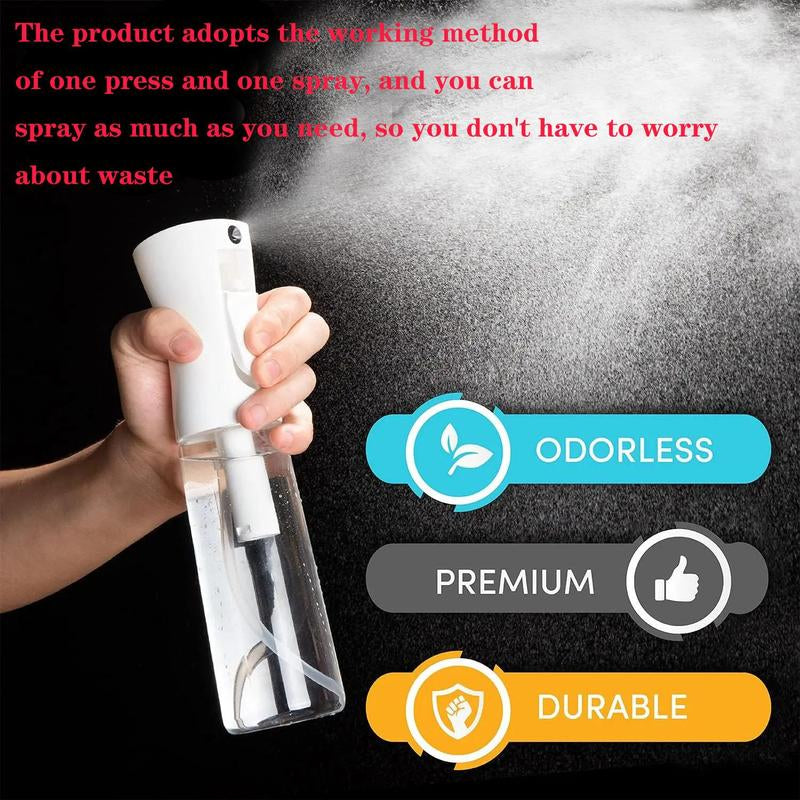 Multipurpose Clear Water Spray Bottle, Handheld Sprayer Bottle, Gardening Tools, Spray Bottles, Ultra-Fine Continuous Water Mister Bottle, Outdoor Furniture Water Sprayer for Hair Styling, Pets, Plants, Cleaning