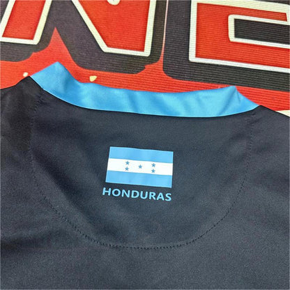 Honduras National Team Football Jersey 23 24 Away Black Short Sleeve